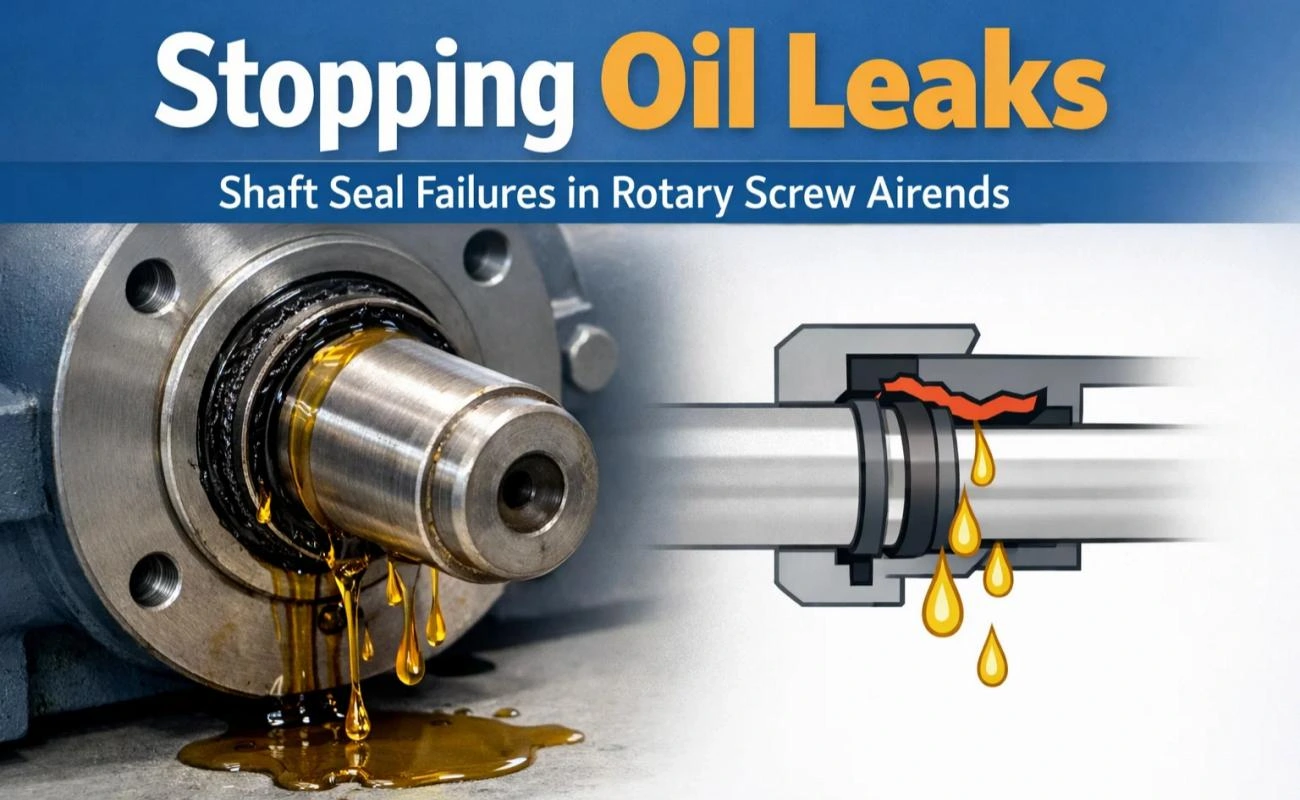 Shaft Seal Failures In Rotary Screw Airends