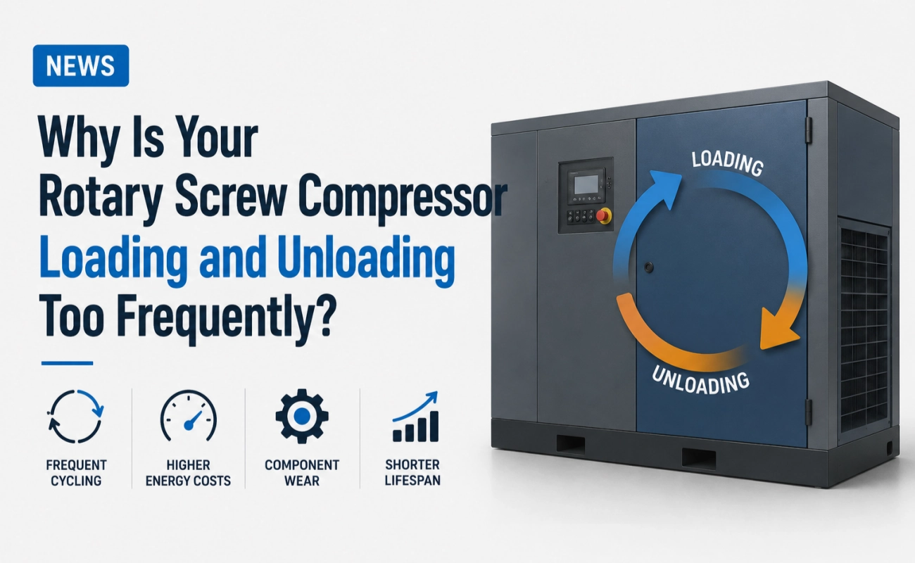 Rotary Screw Compressor Loading And Unloading Too Frequently